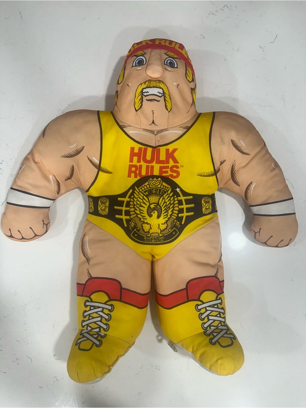 1990’s WWF/WWE Hulk Hogan Wrestling Buddy Plush Tonka Toy